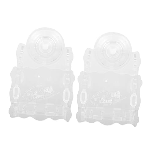 SUPVOX Lot De 2 Pots De Fleurs pour Aquarium Décoration Daquarium Supports De Plantes Artificielles Tasse en Acrylique Accessoires Décoratifs pour Aquarium