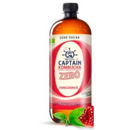 Captain Kombucha Zero Granada Bio 1 Litro