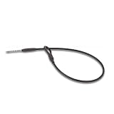 100 Security Lanyard Wire Loop to Pin Black for Mini Tag EAS Loss Prevention Antishoplifting Systems