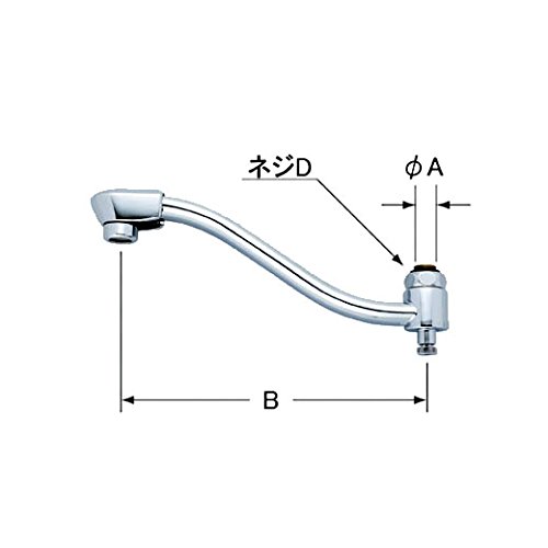 INAX 自在吐水口部(寒冷地用) A-4302-10