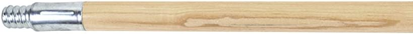 15/16" x 54" Threaded Metal-Tip Lacq Wood Handle