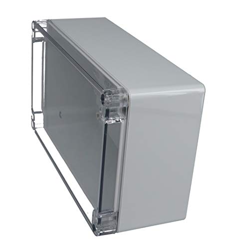 Bud Industries Pn-1334-C Polycarbonate Nema 4X Box 7.97" L X 4.72" W X 2.95" H, Gray #TOP2