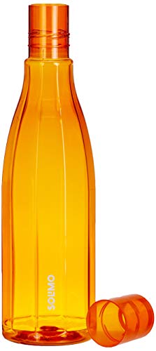 Image of Amazon Brand - Solimo Plastic Water Bottles 1L each - Set of 3, Multicolour