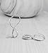 Hoops & Loops .925 Sterling Silver Infinity Polished Hook Endless Earrings