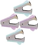 4Pcs Enlèveur d'agrafes Enlèvement d'écharpes de tapis Pulper d'abaisse,Enregistrer le labo Protégez le doigt Lifter d'ongle portatif Outil d'enlèvement d'ampoules pour la maison du bureau de l'école(vert,purple)