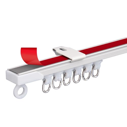 Rail de plafond autocollant de 2,4 m idéal pour placard et dressing - 2
