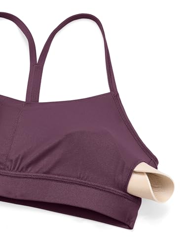 Image of CRZ YOGA Butterluxe Y Back Sports Bras | Light Support, Removable Pads, Yoga, Extremely Soft, Scoop Neck, Spaghetti Strap, for Women