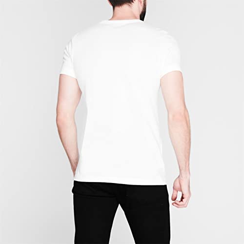 Lacoste Herren T-Shirt Rundhals TH2038, Männer Basic Tshirt,Tee,Regular Fit,Weiß,11 (6XL) – Ansicht 3