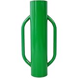 Fence Post Driver with Anti-Slip Handle Heavy Duty Steel T-Post Tamper Versatile and Multipurpose Farm Fence Tool for Installation Street Signs Ground Stakes Green
