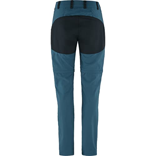 Fjällräven Damen Abisko Midsummer Zip Off Hose, Indigo Blue/Dark Navy, 42