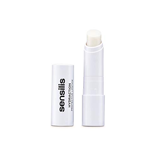 Sensilis - Hydraction Balm, Protector Labial Hidratante en Stick, con Vitamina E, Manteca de Karité y Schisandra Chinensis, Hidrata, Protege y Repara, Apto para Pieles Sensibles - 4 g