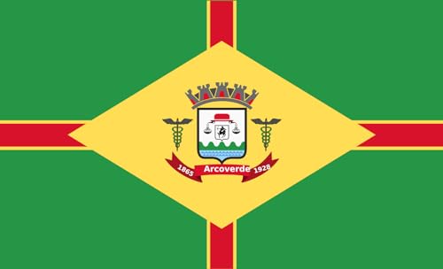 Drapeau Arcoverde de grand format de la municipalité de Pernambuco