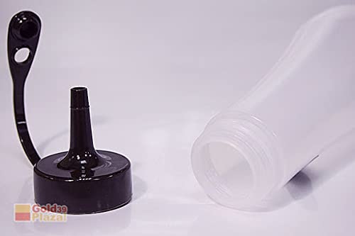3272, Botella japonesa para apretar, botella de condimento, botella de aceite, dispensador de salsa de soja para cocina, fabricado en Japón, 12 onzas, chocolate 4