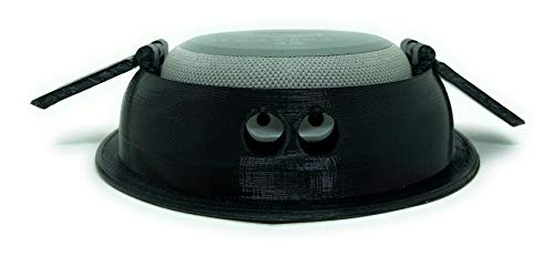 Suporte de Teto de embutir em forro de gesso ou pvc para Amazon Echo Dot 3 (PRETO)