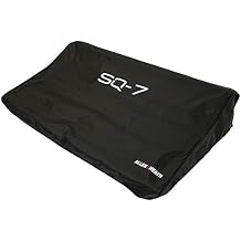 Allen & Heath AP-11334 Dust Cover For use with SQ-7 48 Channel/36 Bus Digital Mixer, Top Condition with Our Fitted Black, Water Repellent Dust Cover in Polyester, Screen Printed Logo
