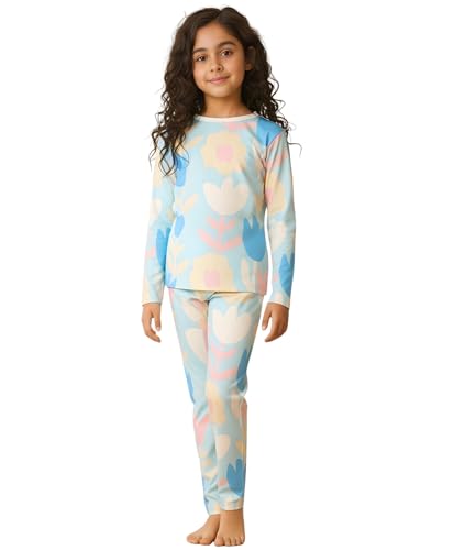 Image of Anthrilo Pure Cotton Printed Pyjama Set for Girls | Sleepwear | Night Suit, Night Wear | Long Sleeves T-Shirt & Pyjama | Regular Wear | 0-14 Years