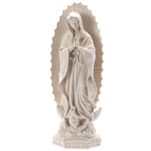 DICAFU Our Lady of Guadalupe Religious Statue 11.6 inch Virgin Mary Figurine Resin Sculpture Inspirational Religious Art for Home Decor/Catholic Gift Mother Mary Statue