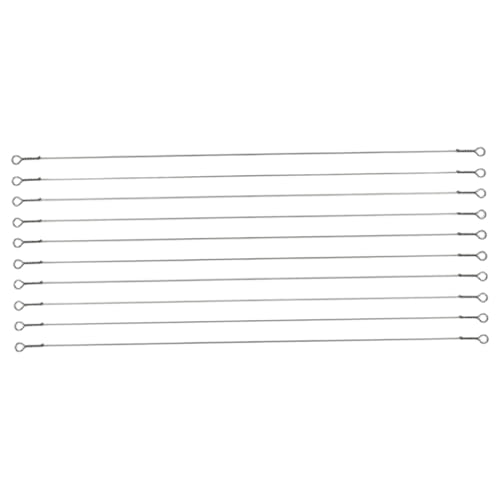 Lames de scie à chantourner, 12 pouces, petite corde à main, fil de scie main en acier au carbone pour métaux mous, bois et plastique, 10 pièces