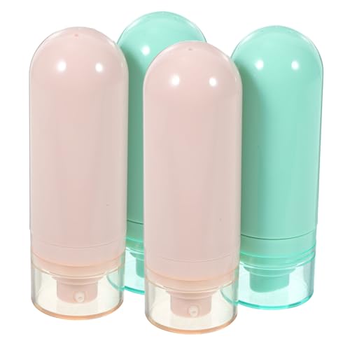 PATKAW 4 Uds Botellas Vacías De Tamaño De Viaje Artículos De Tocador De Tamaño De Viaje Botellas De Champú Champú De Viaje Abs