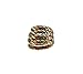 Handmade Twisted Three Metal Medicine/Healing Spiral Ring From Nepal