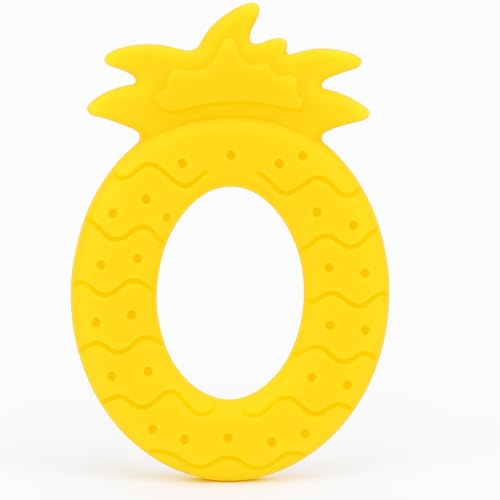 Image of Silicone Teething Toy for Newborn Baby Girls & Boys | BPA-Free, Food-Grade | Gum Relief, Chewing Aid |Teether| Easy-to-Grip Essentials (3+ Months)