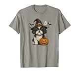 Photo Gallery simpatico cane shih tzu a tema halloween maglietta Photo Gallery simpatico cane shih tzu a tema halloween maglietta
