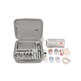 Tragbare Aufbewahrungsbox, geeignet für XGIMI PLAY6/6E Reise-Tragetasche, Projektor, kratzfest, staubdicht, Hartschalen-Organizer-Tasche mit Schultergurt, grau, Nein