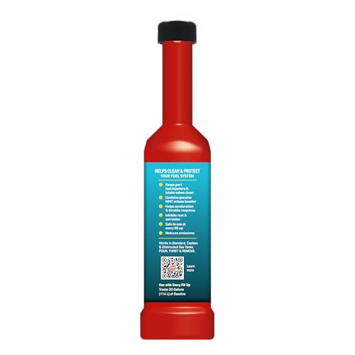 Image of Gumout 510233 Supreme 2 in 1 Fuel Injector Cleaner + Octane Booster, 10 Oz. Improves Engine Power & Performance & Prevents Deposit Build Up, Treats 30 Gallons
