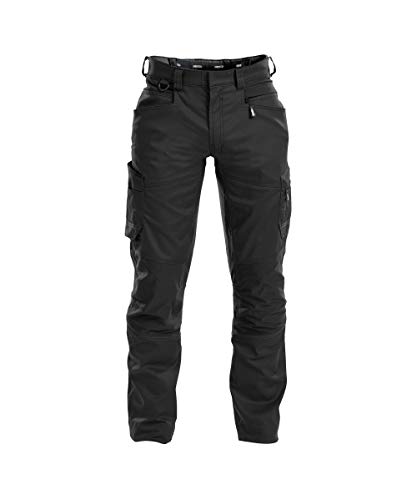 Dassy Helix Pantalon de travail avec poches genouillères et stretch - Noir - W42 Cover