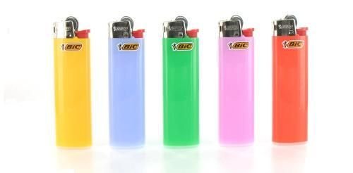 Preisvergleich Produktbild 5 Slim Bic Feuerzeuge Steinfarben