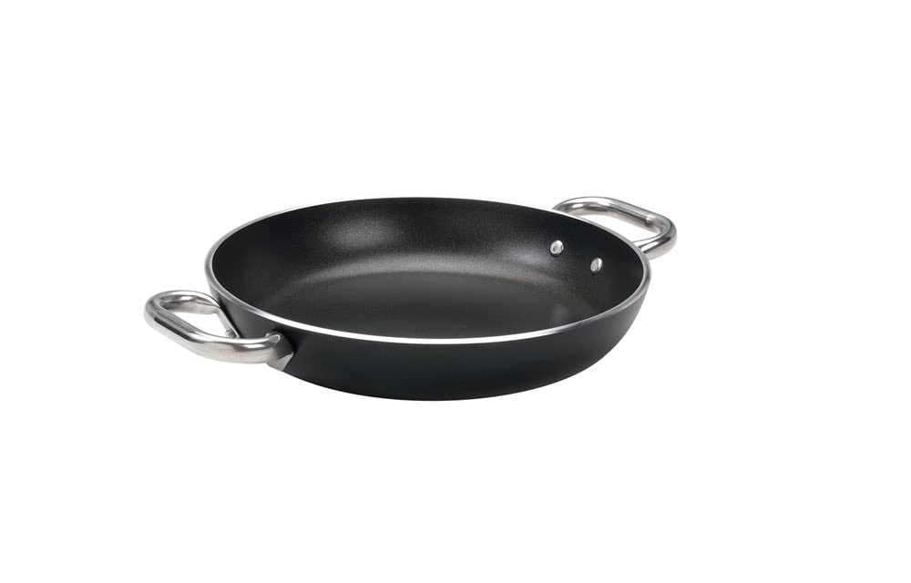 Pentole Agnelli Aluminium Black Cristal Omelette Pan 5 Mm. Thick, Diameter 45 Cm.