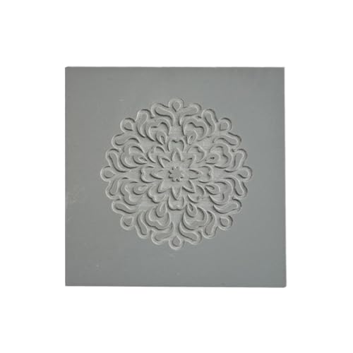 YiQinzcxg Hojas de textura de tono floral textura tono mate tono pendientes escultura herramienta para pendientes de arcilla fabricación de joyas