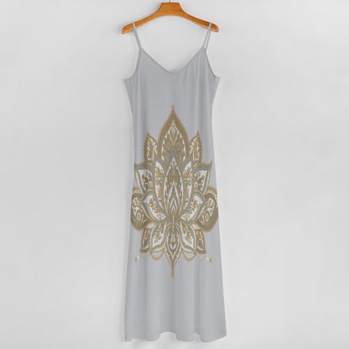 Robe été mandala de lotus fluide pour vos soirées de vacances - 4