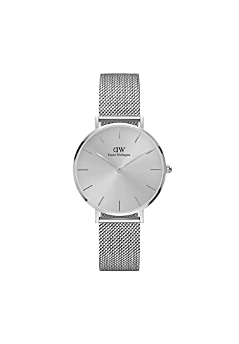 Image of Daniel Wellington Petite Unitone Silver Mesh Strap Silver Dial Watch