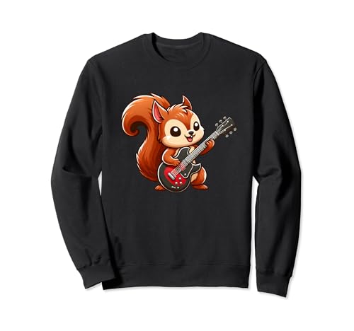 Guitarra Comic Squirrel Sudadera