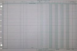 General Disbursement Journal, 11" x 17", 50 Sheets per Package