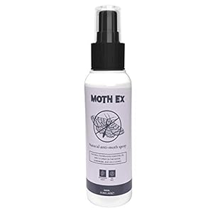 MothEx Anti Moth – Motten bestrijden met Anti Motten Spray tegen Kledingmotten en Voedselmotten I Biologisch Alternatief…