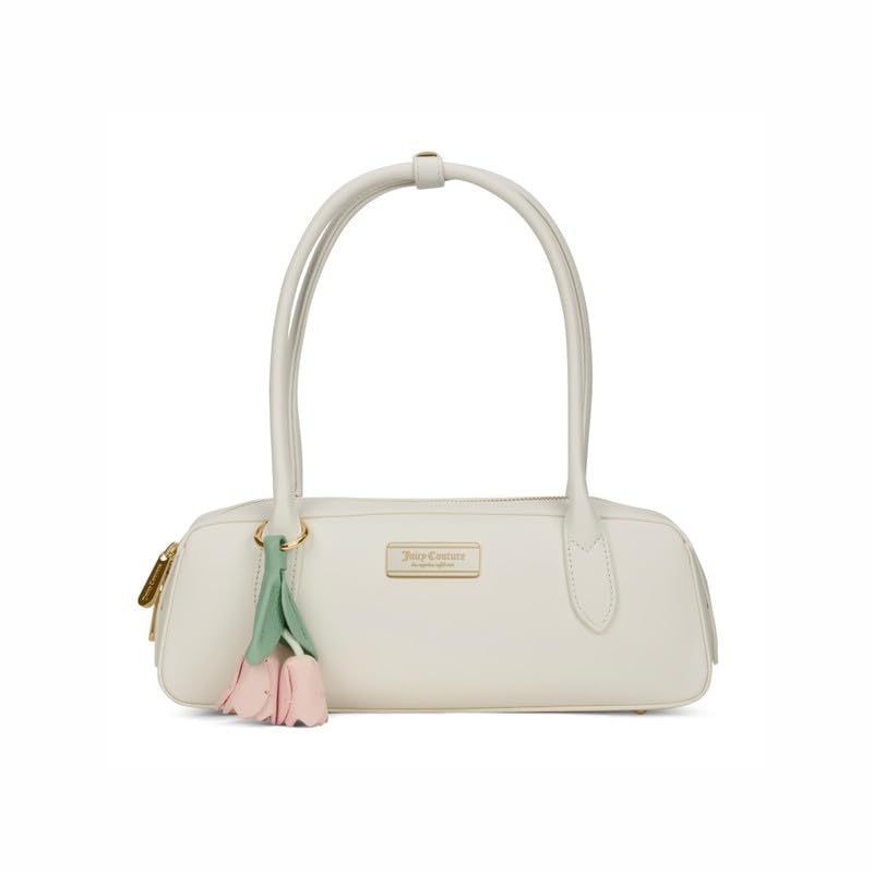 juicy couture Women's Handbag Lineage Bloom | Small Shoulder Bag with Detachable Flower Charm & Signature Enamel Branding-picture-23