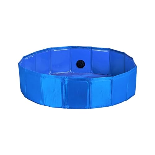 WELL HOME MOBILIARIO & DECORACIÓN Piscina Desmontable para Mascotas Ø120x30cm Azul Antideslizante