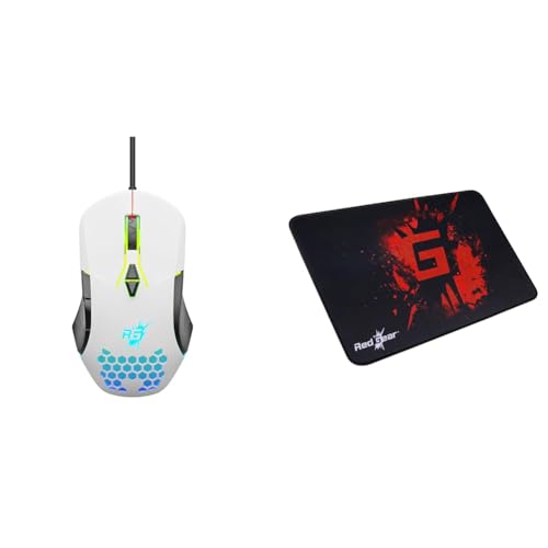 Image of Redgear A-15 Wired Gaming Mouse with RGB, Semi-Honeycomb Design and Upto 6400 dpi for Windows PC Gam