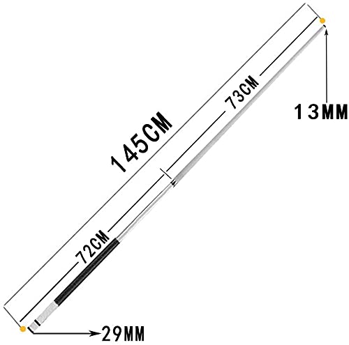 Taco de billar profesional de 145 cm para principiantes miniatura 2