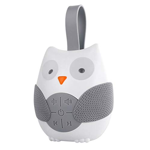 SHENGDONG Búho blanco máquina de ruido bebé soother sueño ayudante sonido máquina