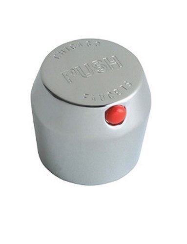 Chicago Faucets 665-PSHJKCP MVP Metering Handle, Chrome by Chicago Faucets