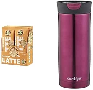 Kahve Dünyası Karamel Aromalı Kahve & Contigo Termos Seti