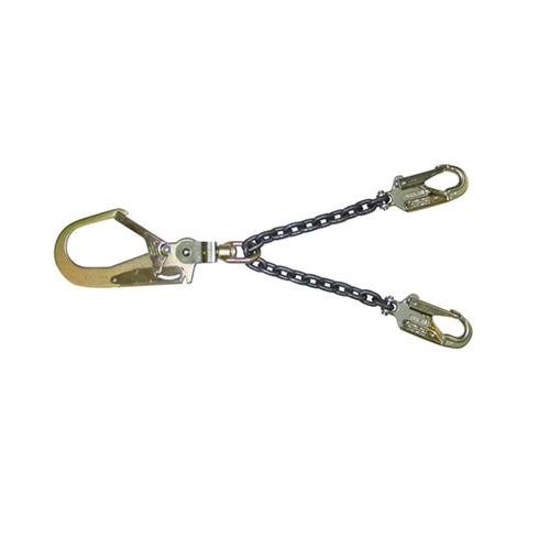 FallTech 8250, 23" Rebar Positioning Assembly/Chain with 2.5" Gate Opening, Pack of 2 pcs