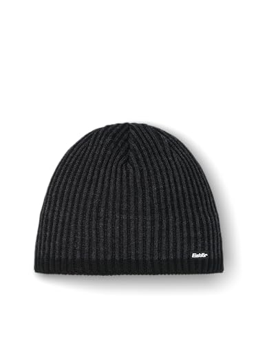 Eisbär Mütze Herren Alex Schwarz - Merino Beanie für Männer - warme...
