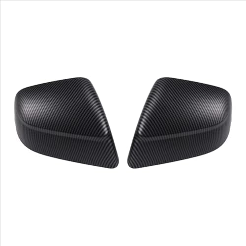 車のバックミラーハウジング Compatible With Tesla For Model Y Juniper 2025 車用バックミラーハウジングケースカバー サイドドアキャップ リアビューシェルキャップ トリム 自動車部品(Black B)