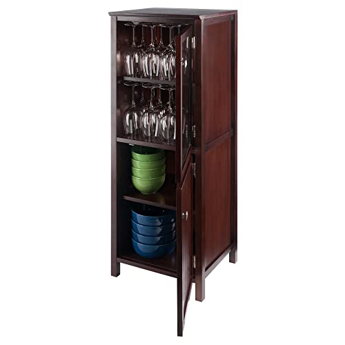 Winsome Wood Brooke Cabinet/Cupboard, 47.44 H, Walnut #TOP7