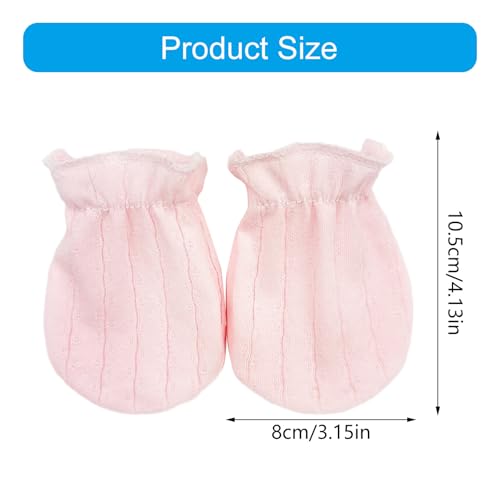 Soft Cotton Baby Mittens for 0-12 Months Infants Scratches on Delicate Skin Breathable and Comfortable Gloves4