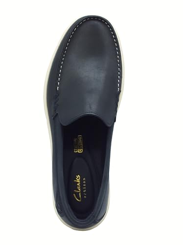 Clarks Men's Bratton Loafer, navy, 8.53